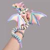 New  3D Printed Big Horn Dragon Model Toy Articulated Joints Action Figure Party Decoration Craft Gift