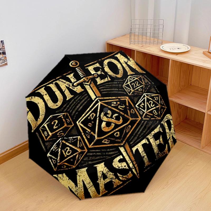 1PC Dungeon Master Automatic Umbrella - Suitable Travel Outdoor Portable Umbrella Birthday Gift Daily Essentials
