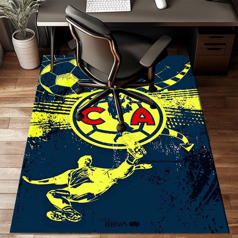 Club America Emblem Rug Game Carpet, Floor Mat for Bedroom Living Room Entryway Rug, Home Decor Idea Gift for Christmas birthday