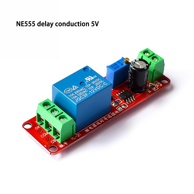 NE555 delay module monostable switch relay delay on-off switch (12V) automotive electrical delay