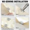 10 Pairs Heavy Duty Snaps Closures No Sewing Metal Button for Garments Bag Clothing Sewing Accessories