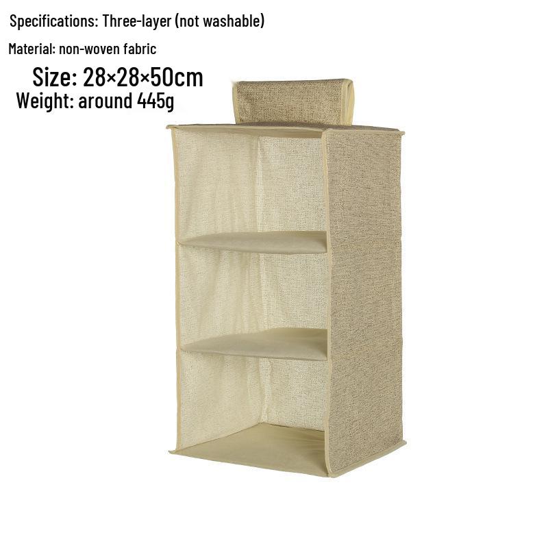 Multi-Layer Hanging Storage Bag for Clothes and Underwear