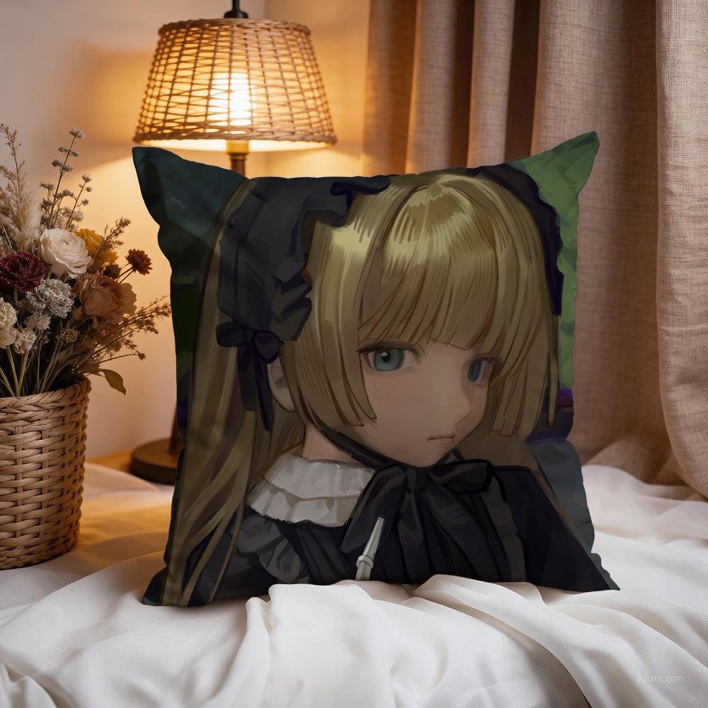 g-GOSICKs Hot Anime Cushion Cover Premium Comfort Reversible Pillow Cove -Two In One Design for Any Room & Car Interior