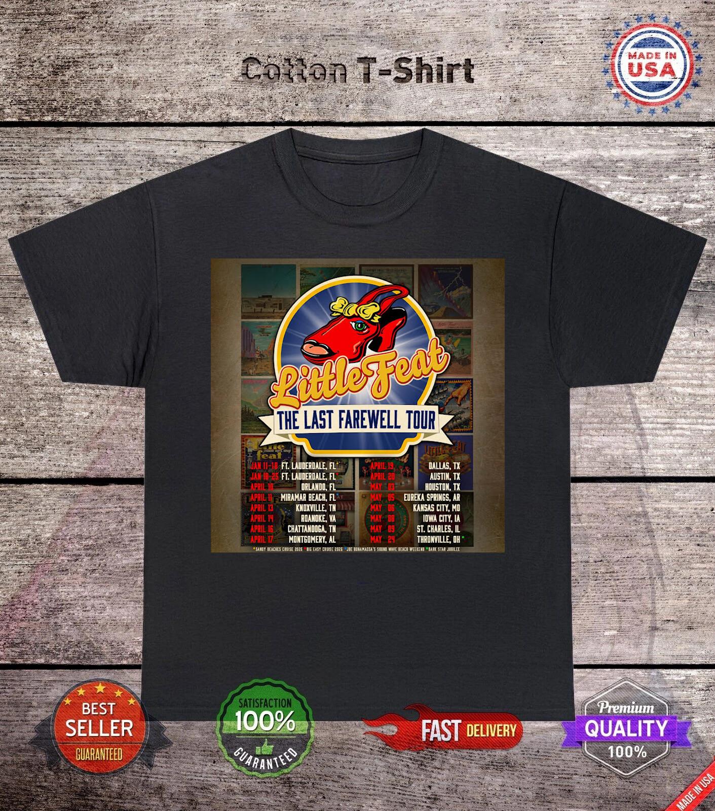Little Feat announce Final Tour The Last Farewell Tour T-shirt Full Size S K1728 S