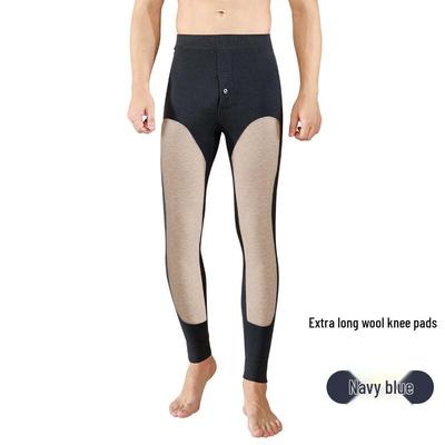 OEING Men's Thickened Wool Knee Thermal Pants