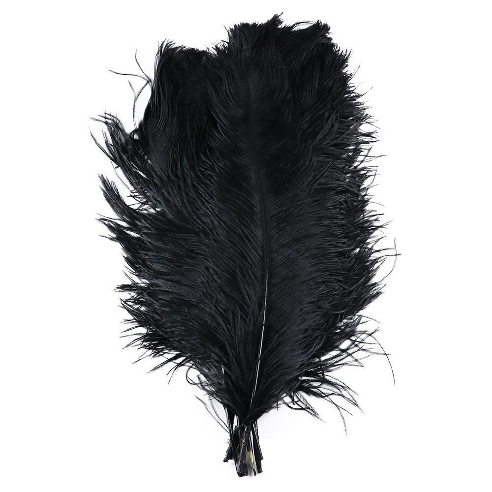 Struisvogelhaar 60-65Cm Zuid-Afrikaans Geïmporteerd Veer Sieraden Accessoires Mode Populair Decoratieve Ornamenten Dons Katoen