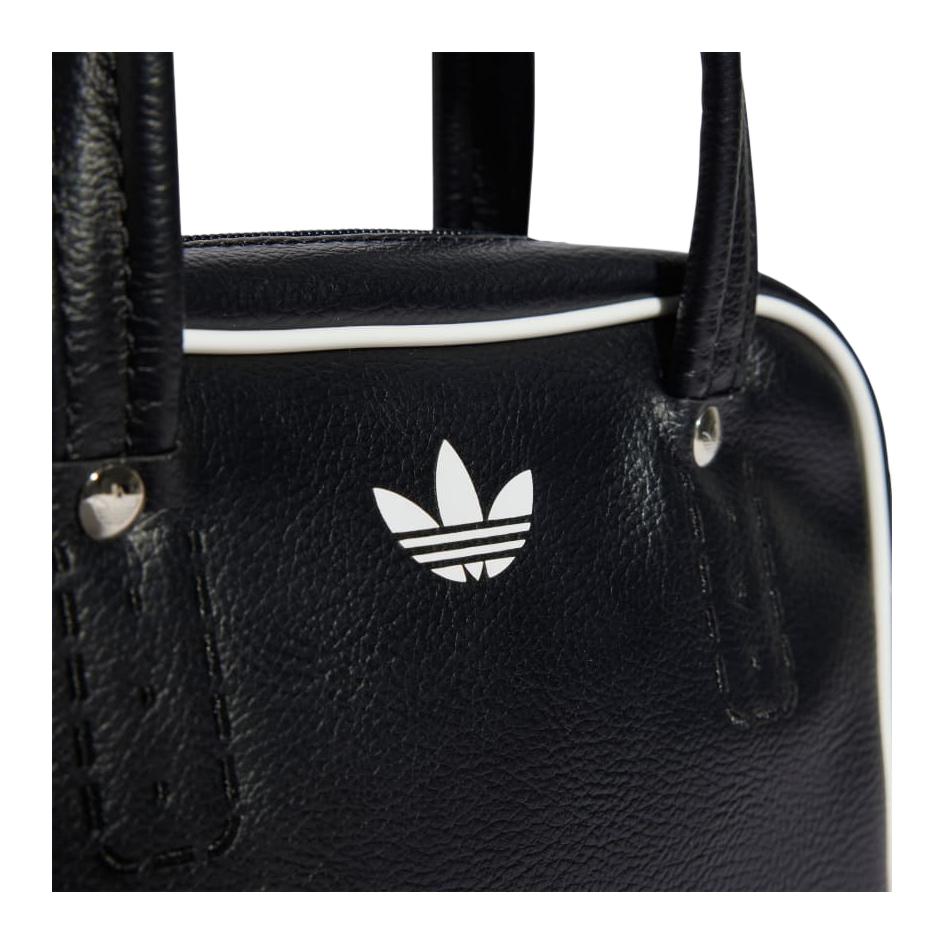 New Adidas Originals ADICOLOR Polyurethane One Shoulder Handbag Mini Unisex Black JX7872