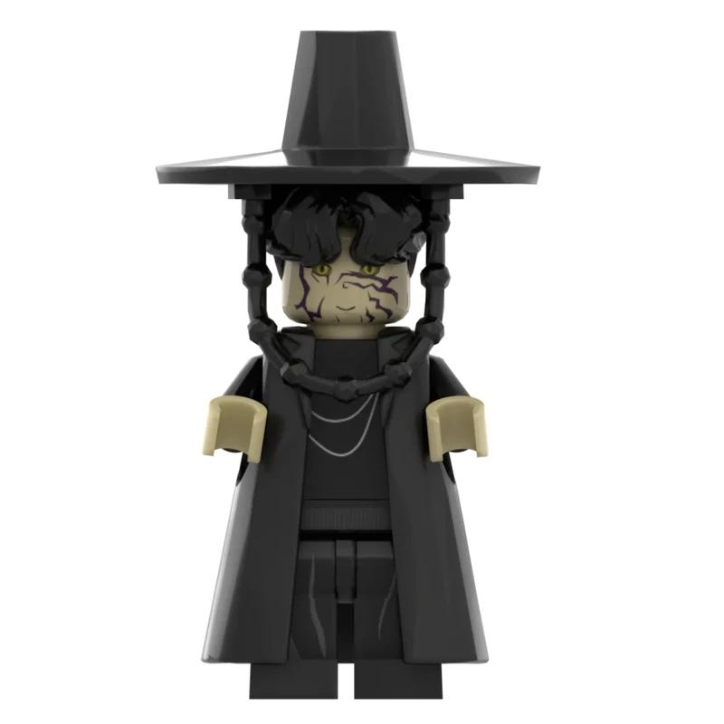 KPOP Dämonenjäger Cartoon Puppe Bausteine Kawaii Mini Actionfigur Kopf Montage Spielzeug Kinderspielzeug Geschenk