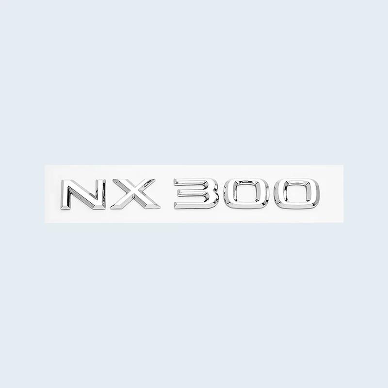 Car Trunk ABS Chrome Gloss Black Letters Logos Badge Emblem Decals Styling Sticker For Lexus NX NX200 NX300 NX200t Accessories VH6