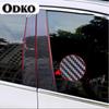8Pcs Car Door Window Pillar Posts Trim Covers Sticker For BMW X5 E53 2000 2001 2002 2003 2004 2005 2006