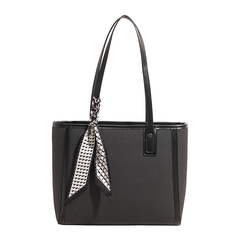 

Сумка-тоут большая вместительная сумка женская новая сумка для通勤 через плечо модная повседневная сумка-тоут женская сумка чёрный