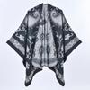 Autumn and Winter Retro Cashew Flower Thickened Shawl Street Cloak Scarf