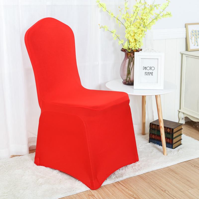 Einfarbiger Stretch-Stuhlbezug für Hochzeiten & Bankette zum Jahresende