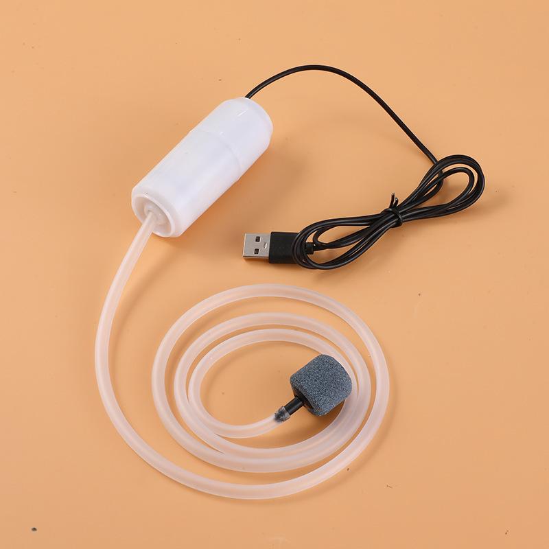 

Бытовой тихий аэратор маленький аэраторный насос Мини USB кислородный насос для аквариума зарядка кислородная машина для рыбалки рыбоводство белый