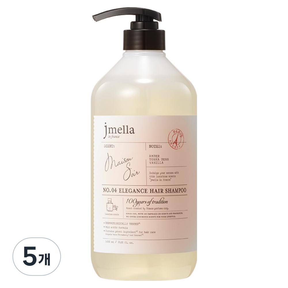 J.Mela In France Elegance Maison Sua Hair Shampoo 5 Pcs 1L