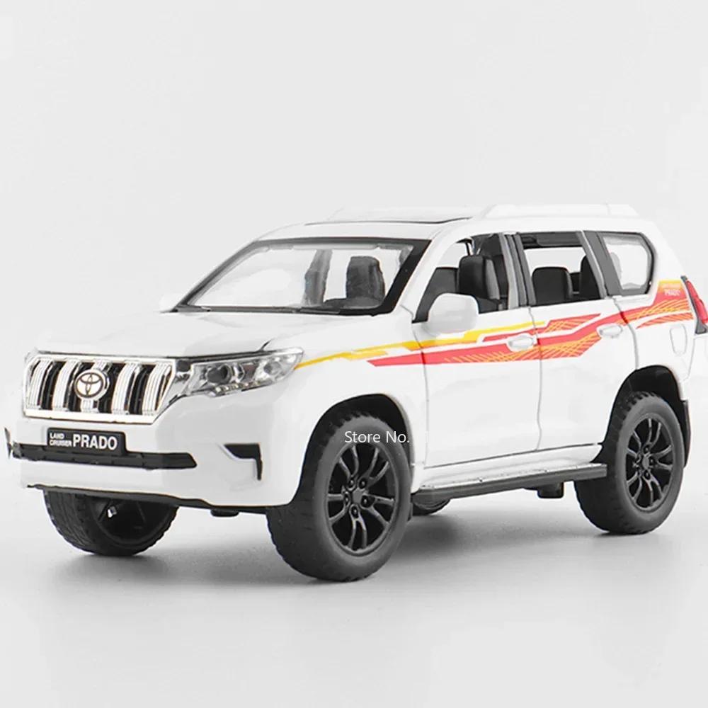 1:32 AE86 Prado Alloy Diecasting Cars Models Toys Doors Opened Vehicles Model With Pull Back Car Toy for Boys Festival Gifts