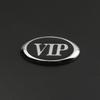 New Personalized VIP Car Logo Car VIP Word Logo Side Logo Decorative Sticker Modified Metal Tail Logo JP Car Sticker