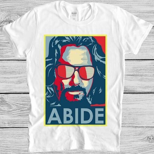 The Big Lebowski T Shirt The Dude Abide Funny Movie Cool Gift Tee M128 S