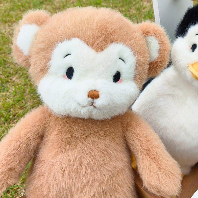 38cm Cartoon Plush Monkey Plush Doll High Quality Monkey Plushie Toys Animal Stuffed Pillow Home Decoration Gift For Children