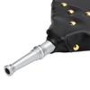 Fireplace Bellows Manual Wood Air Blower For Outdoor Camping BBQ Grill Chimney Fire ToolsSilver Nozzle