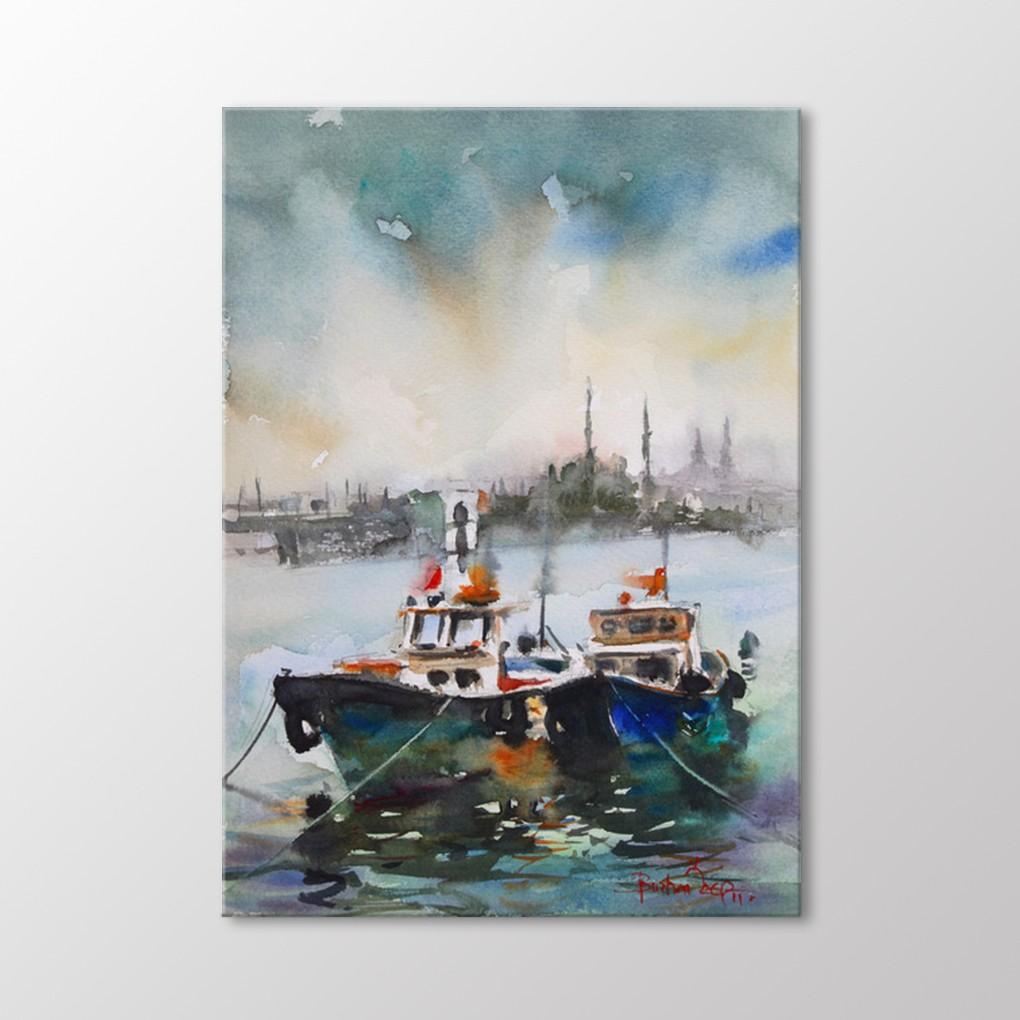 

Акварельные лодки и стамбульская живопись