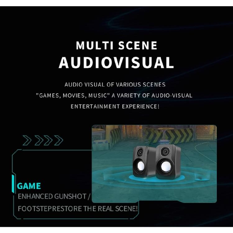 PC Computer Speaker Desktop Speaker USB Powered Sound Box for Desktop Laptops