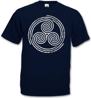CAMISETA SÍMBOLO TRISKELION II Nó Celta Nórdico Celta Larp Vikingos Camiseta de Thor