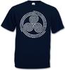 TRISKELION SYMBOL II T-SHIRT Nordic Celtic Celtic Knot Larp Vikings Thor Shirt