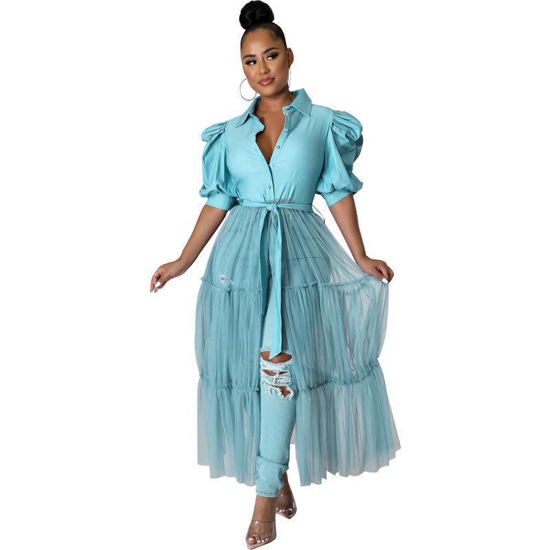 Plus Size Chic Women's Short Sleeve Blouse - European & American Style