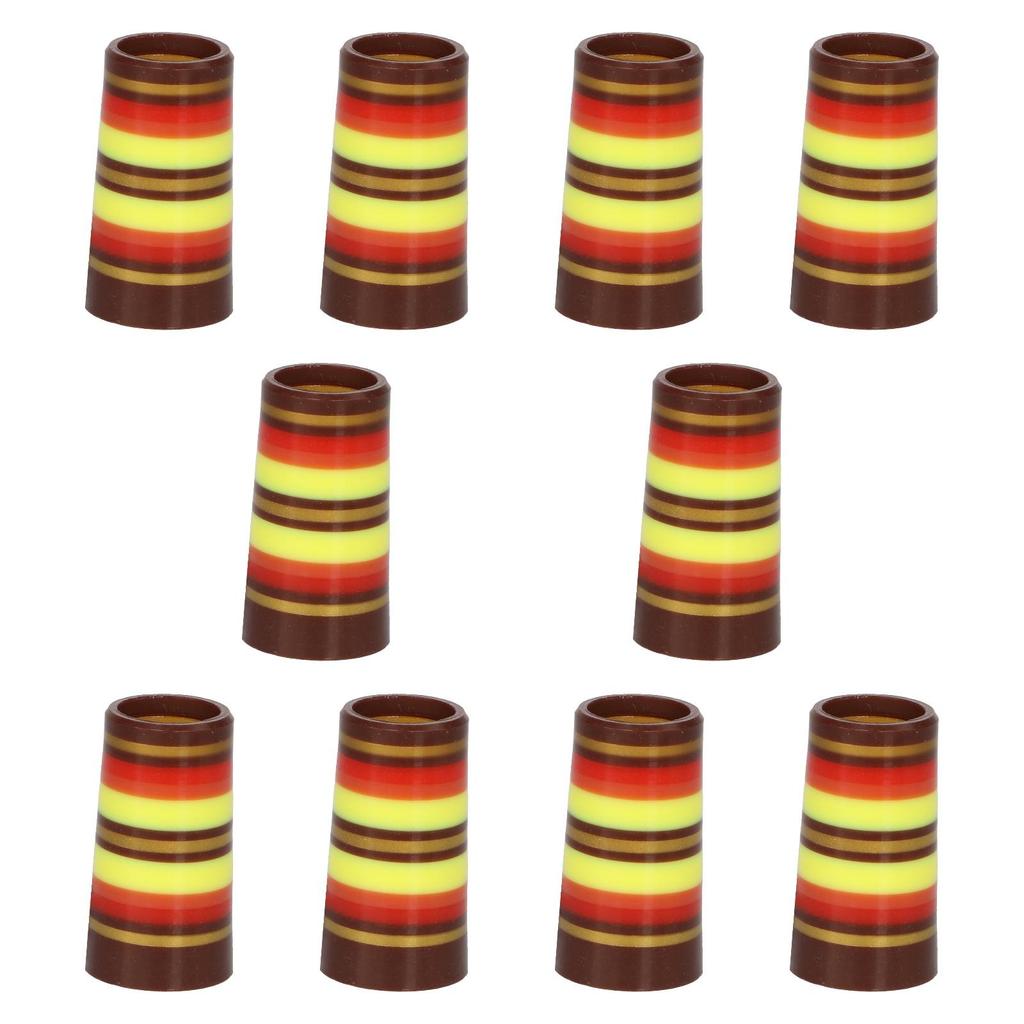 10 Stück Golf Eisen Ferrulen .370 Geschenke Golf Ferrulen Premium Ersatz Endkappen für Sport Outdoor Golfplatz Anfänger Erwachsene