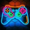 Game Controller Neon Sign, Gamepad Shape LED Neon Lights for Gaming Room Wall Art Decor Led Night Lights for Boys Gamer Teen