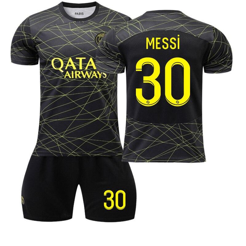 Paris Saint-Germain 2022/2023 Season Messi Away No.3 Football Jersey for Kids