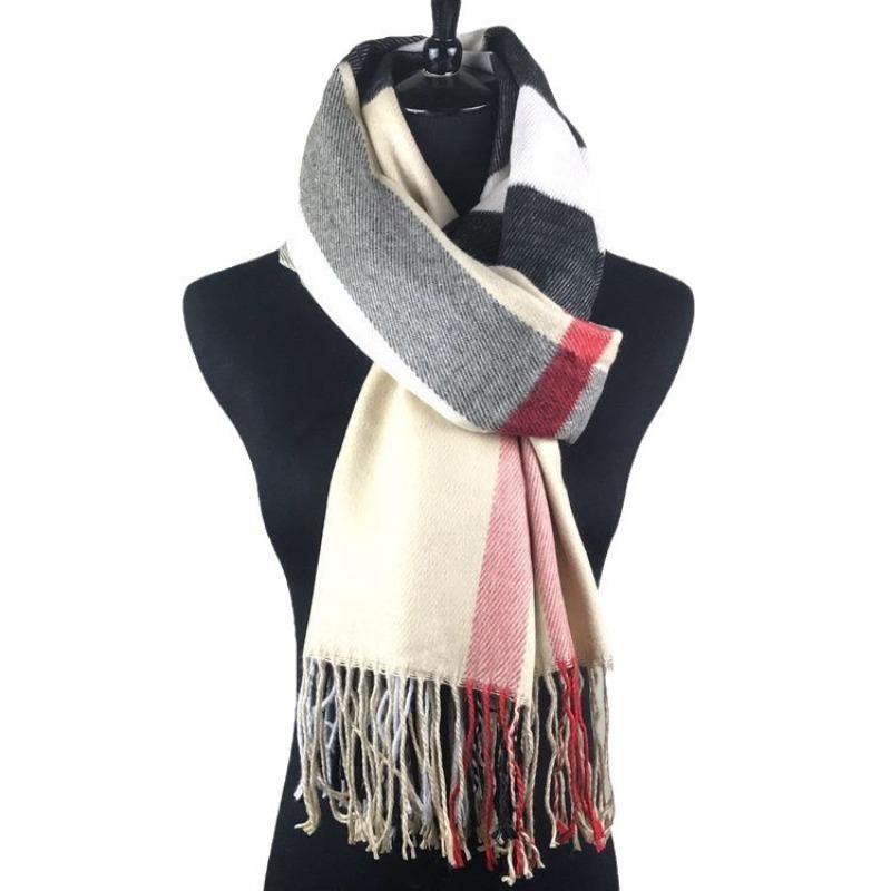 New autumn and winter wind classic babag color yang sticky cashmere scarf shawl couple scarf women