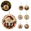 Elegant Christmas Tree Ornaments Acrylic Hanging Ornament, Double Side Printed Seasonal Home Decoration Holiday Decor Pendant, Festive Pendant