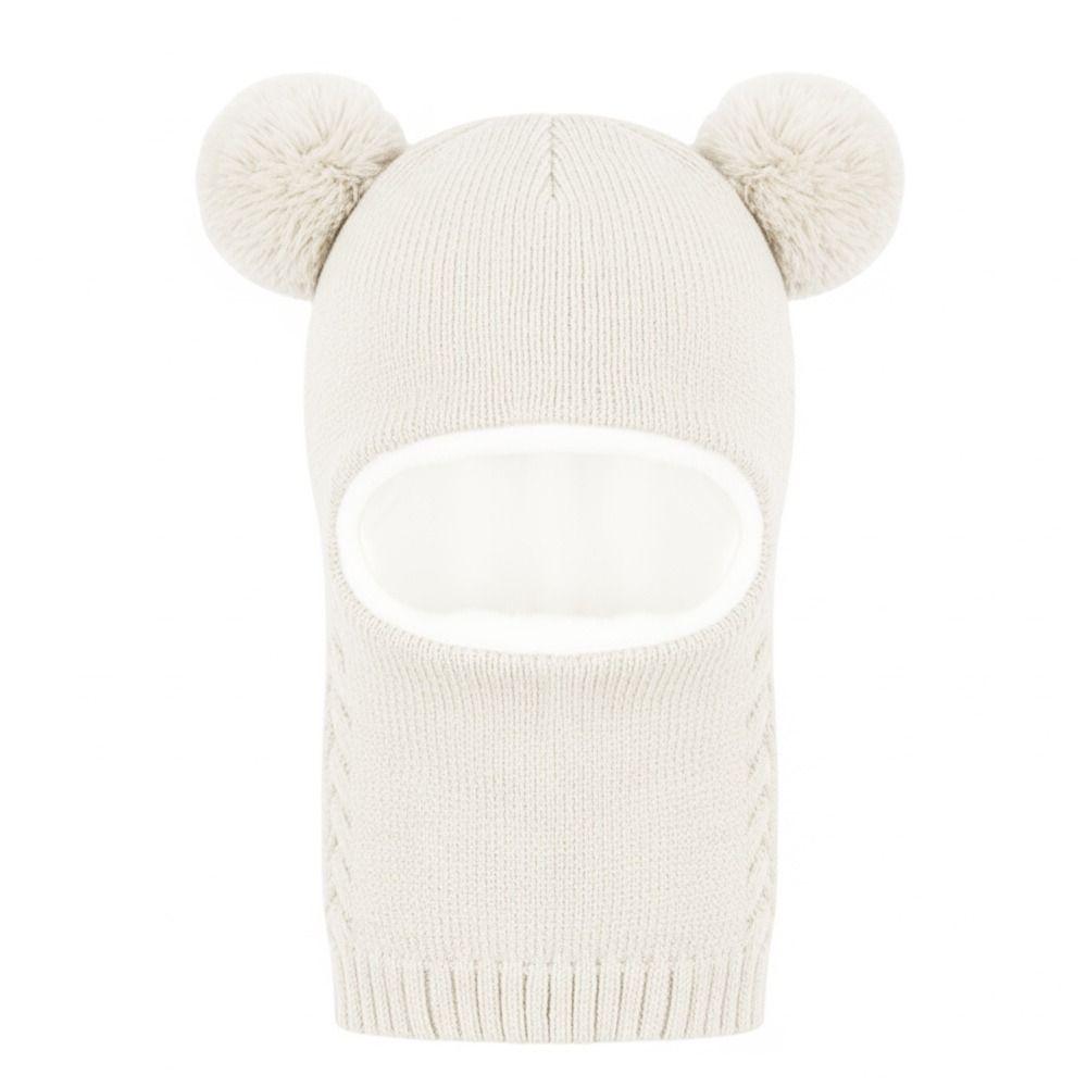 Pohodlná pletená teplá čepice Jednobarevná Ručně vyráběná pokrývka hlavy pro mazlíčky Teplá Absorbující zvuk Redukce hluku Pokrývka hlavy Jaro