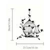 Iron Branch Birdhouse Creative Metal Silhouette Wall Decor Ornament For Outdoor Indoor Home Wall Art Hanging Decoration,Home Decor ,Room Decor