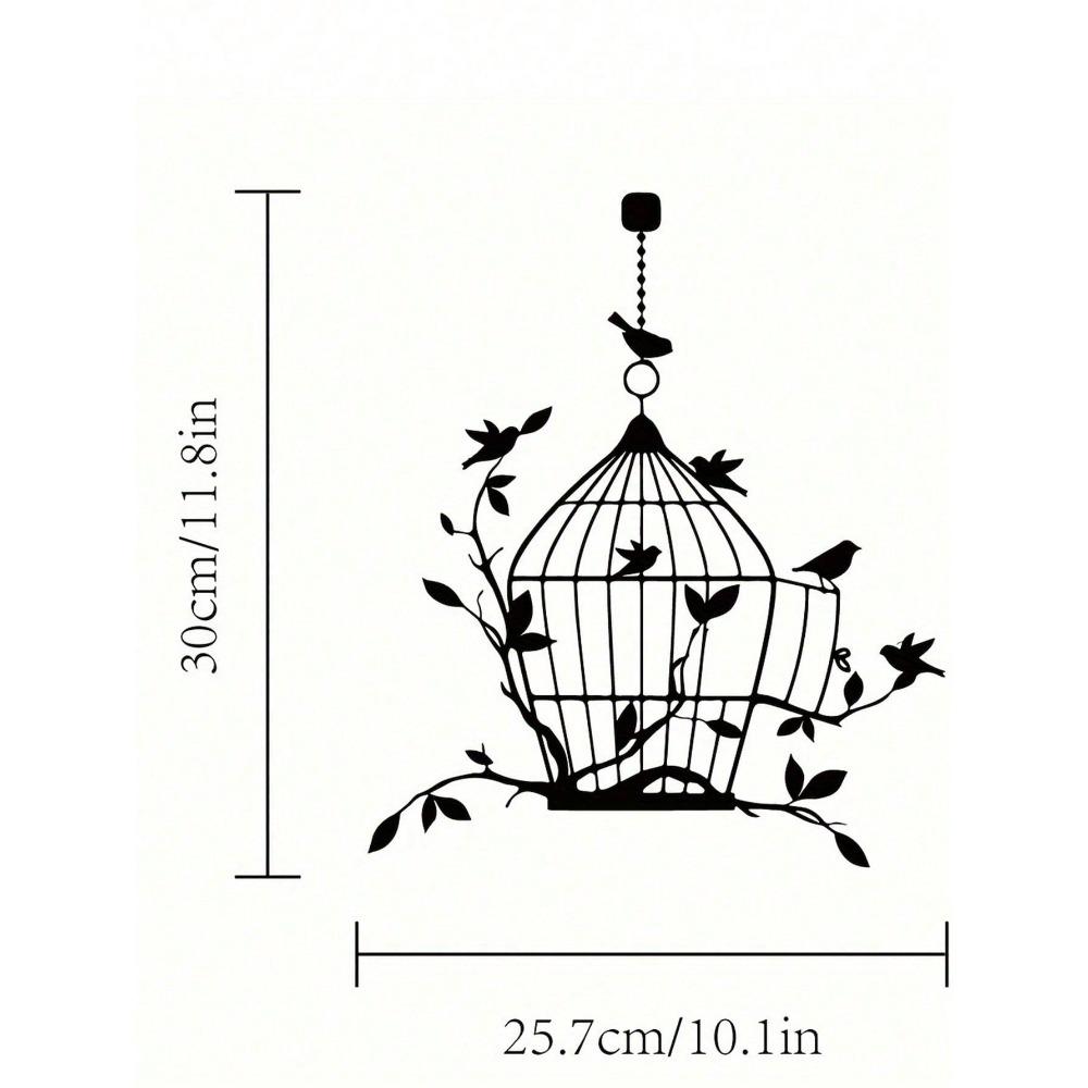 Iron Branch Birdhouse Creative Metal Silhouette Wall Decor Ornament For Outdoor Indoor Home Wall Art Hanging Decoration,Home Decor ,Room Decor