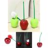 Durable Plastic Toilet Brush Set Cherry Toilet Brush For Effective Toilet Cleaning Innovative Cleaning Brush For Bathroom