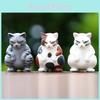 Social Cat Novelty Pvc Figurine Blind Box Creative Car Desktop Decor Collectible Display For Enthusiasts