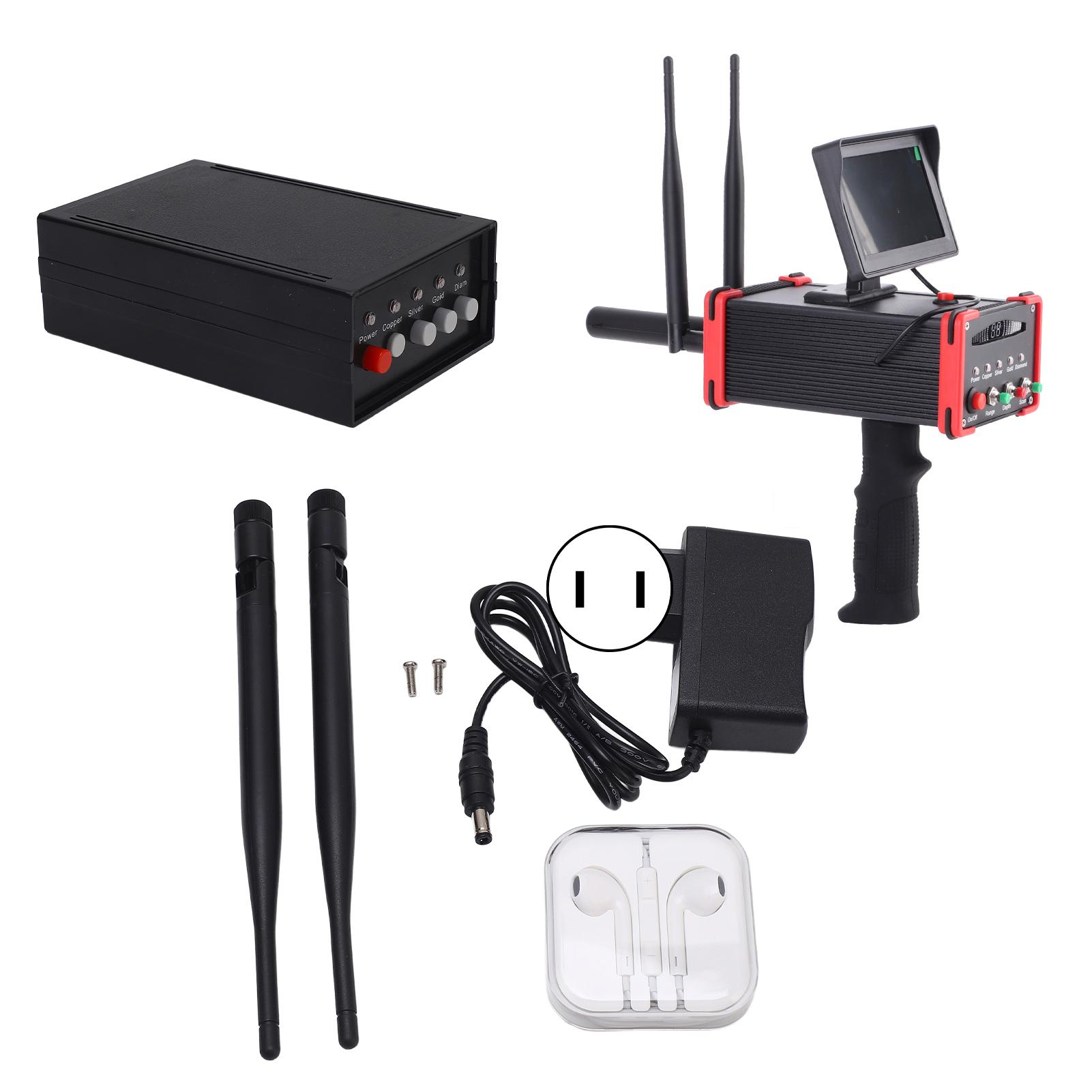 

Металлоискатель Подземный сканер металла Экран высокой четкости Искатель сокровищ для золота, серебра, меди