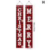 180x30cm Merry Christmas Couplet On Door Banners Party Decorative Porch Flag Oxford Cloth for Home Porch Outdoor Xmas Hanging Ornaments Supplies
