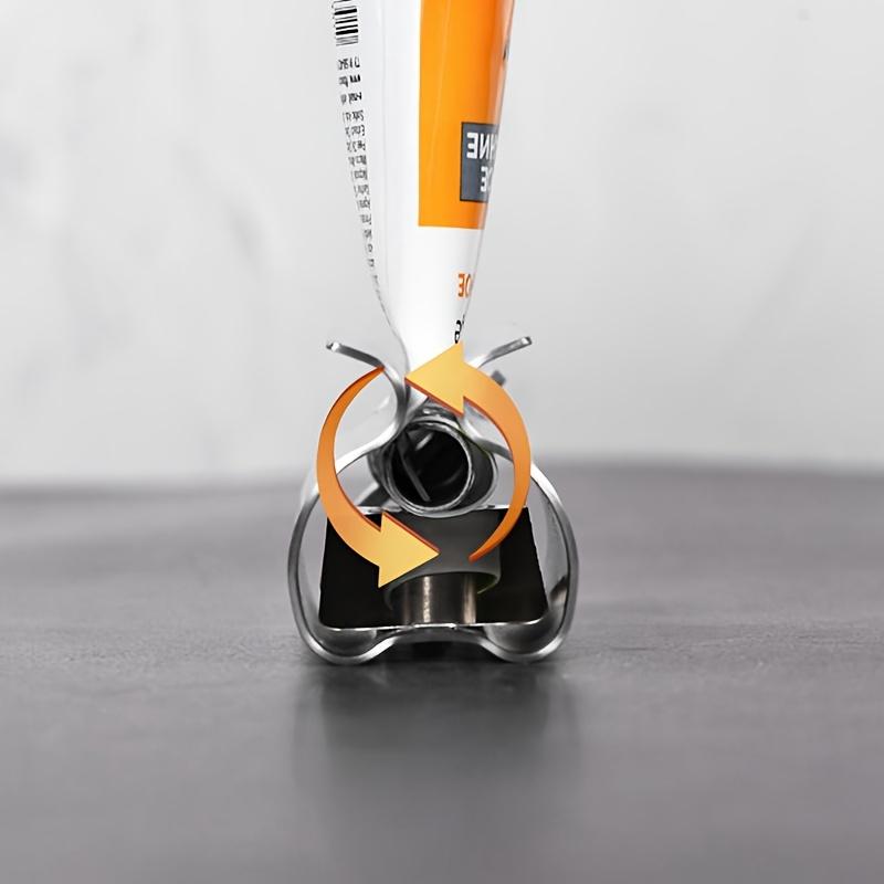 Stainless steel toothpaste squeezer - hygienic and labor-saving, 304 stainless steel, easy to roll design