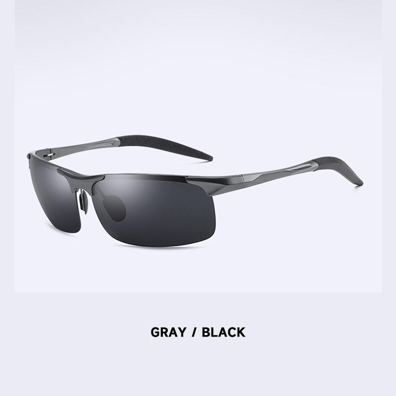 Aluminum Magnesium Running Cycling Sports Glasses Men Polarized Protective Sunglasses High Quality Goggles Uv400 Eyewear