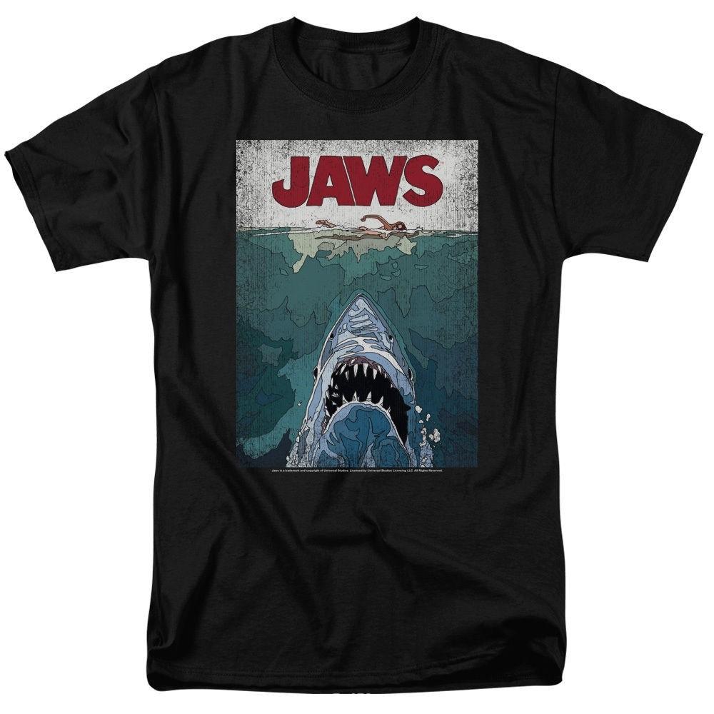 

Jaws Lined Poster T-Shirt Sizes S-4XL NEW 3XL