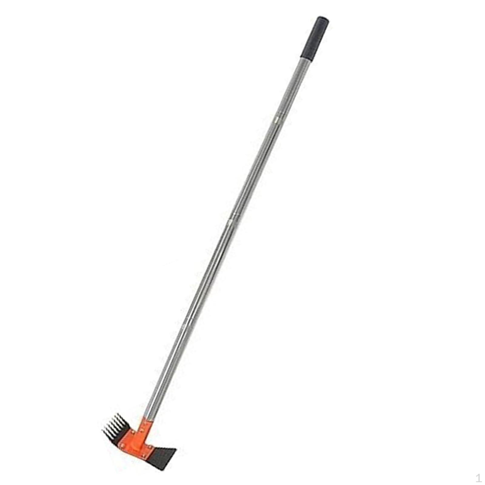 Garden Hoe Weed Remover Tool Weeder Weeding Rake Manual for Soil Loosening Vegetable