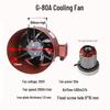 G-Type Variable Frequency Motor Cooling Fan for Three-Phase Motors