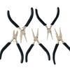 Mini DIY Needle-Nose & Round-Nose Pliers Set for Jewelry & Wire Wrapping - Multi-Shape Pliers Included