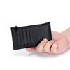 Reine Lammfell Handgewebte Münzbörse Clutch Tasche Leder Lose Geld Geldbörse Karten