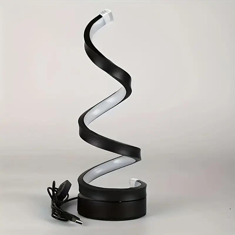 2025 E-commerce: Modern Spiral Desk Lamps, Adjustable LED Desk Lamps, USB Desk Lamps