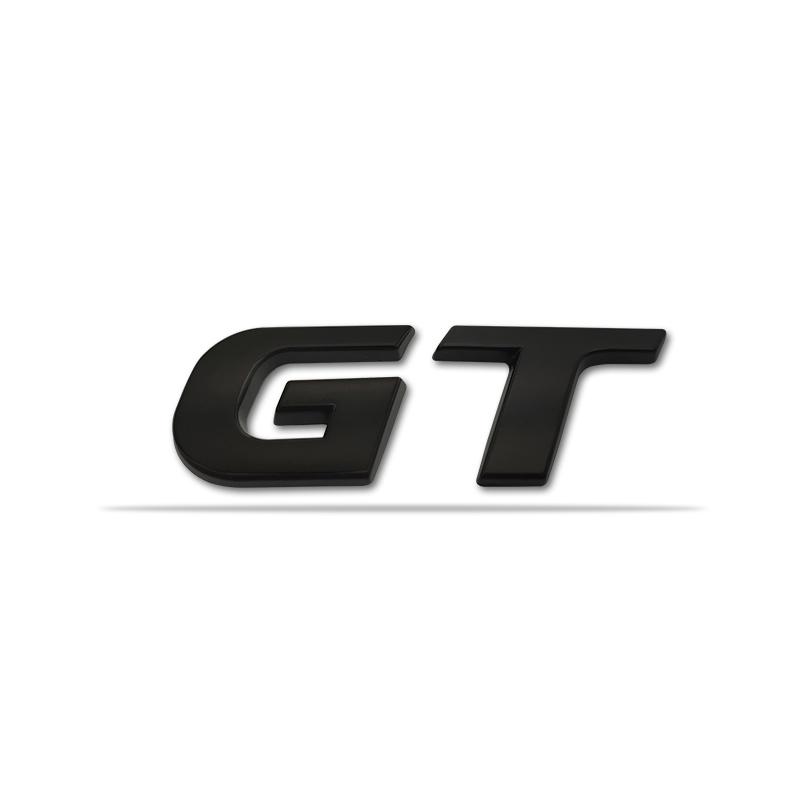 FRL1 Adesivo per Auto 3D Logo GT Emblema Metallico Distintivo Decalcomanie Per 206 207 307 208 2008 RCZ GT Polo Golf 5 7 Passat B5